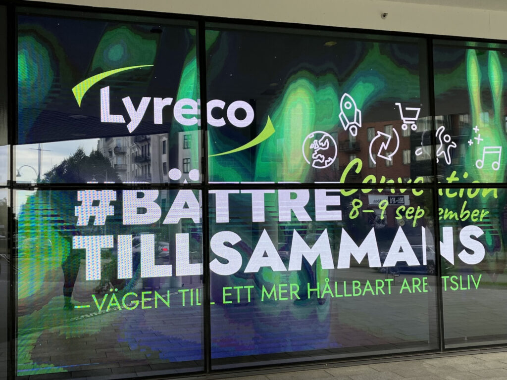 Kickoff, konferens, mässa och kundevent – ett multievent för Lyreco