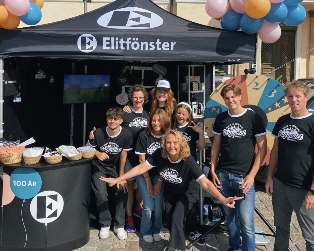 Marknadsföringsturné med Elitfönster